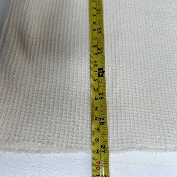 Fruit of the Loom Waffle Thermal Long Sleeve Cream Undershirt Top Men Size Large - Picture 5 of 6